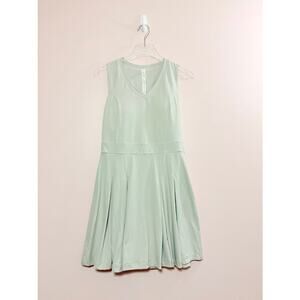 Rae Mode Butter Soft V-Neck Athletic Dress in Bone  Size Medium